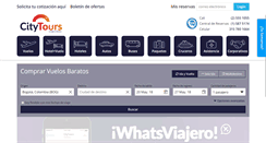 Desktop Screenshot of citytoursviajes.com