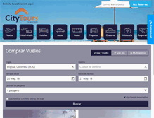 Tablet Screenshot of citytoursviajes.com